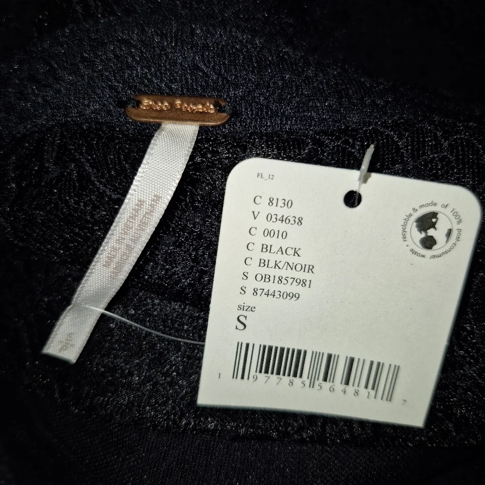 Free‎ People Black Mini Dress